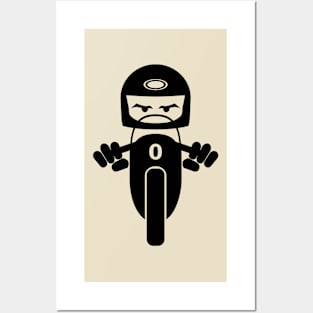 Motorcycle rider Decal V.1 Posters and Art